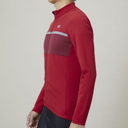 2025モデル PEARL IZUMI サイクルハザードジャージ 長袖 ブラック B3120-BL：ハザード ジャージ（ワイドサイズ） | パールイズミ